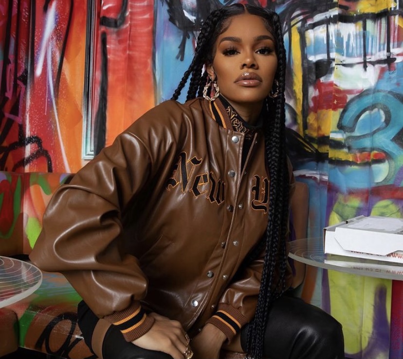 Teyana in an ad for Pretty Little Thing.