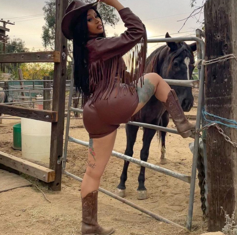 Cardi B's cowgirl avatar