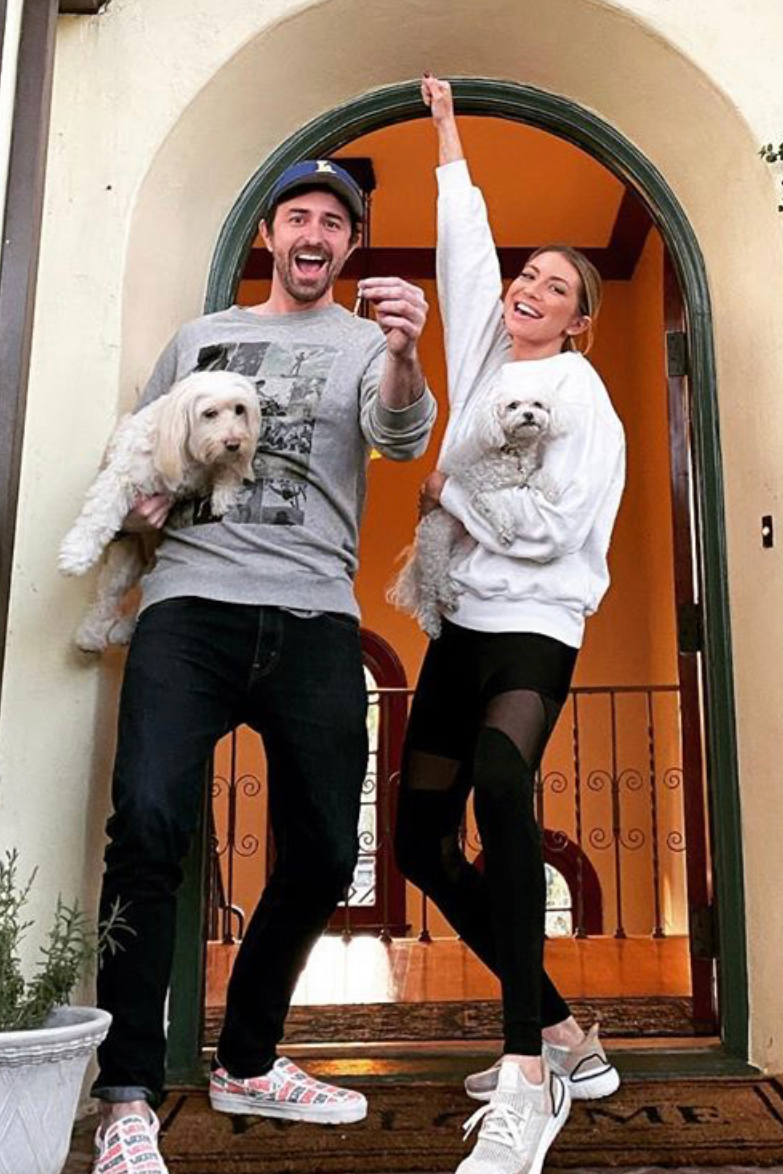 Stassi Schroeder and Beau Clark celebrate the purchase of their Hollywood Hills home.