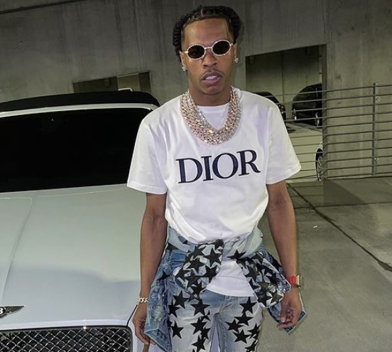 Baby in his Dior t-shirt.