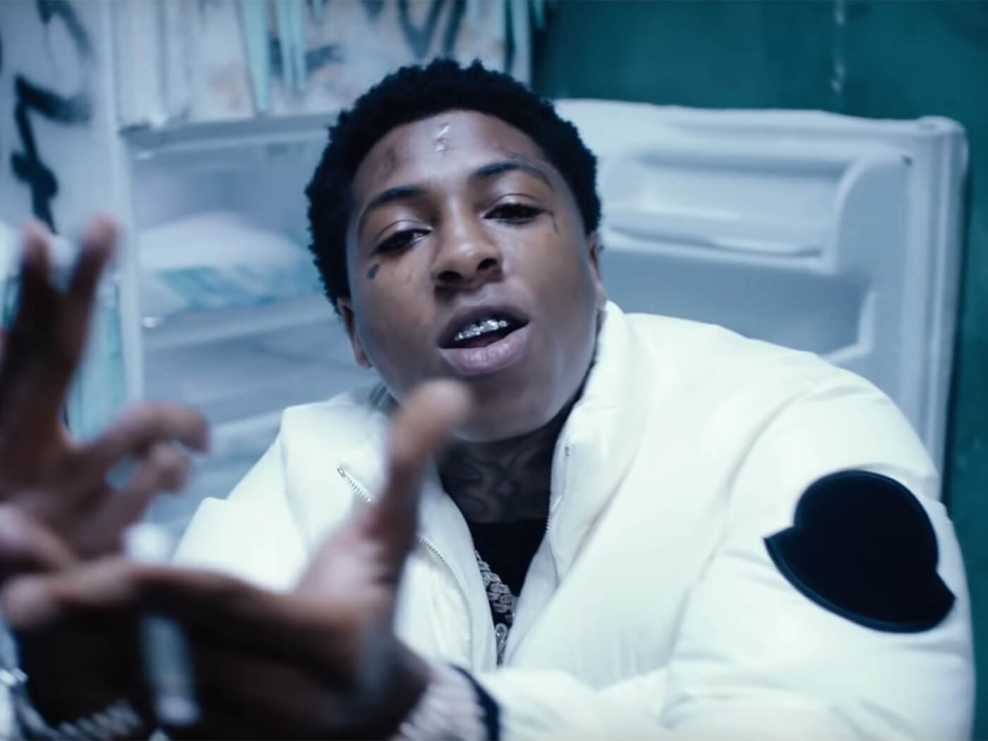 Youngboy in the visuals for his 2020 single.