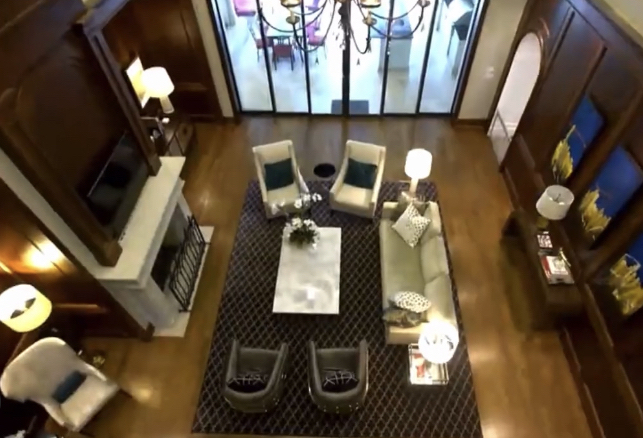 Tiffany Moon's living room is seen on 'RHOD.'