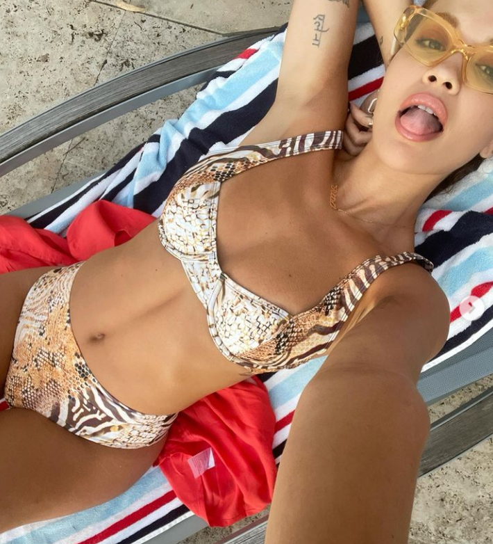 Rita Ora is a goddess in a bikini