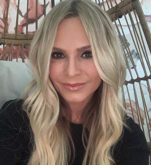 Tamra Judge shows off beachy waves.