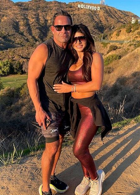 Teresa Giudice and Luis Ruelas go for a hike in Los Angeles.