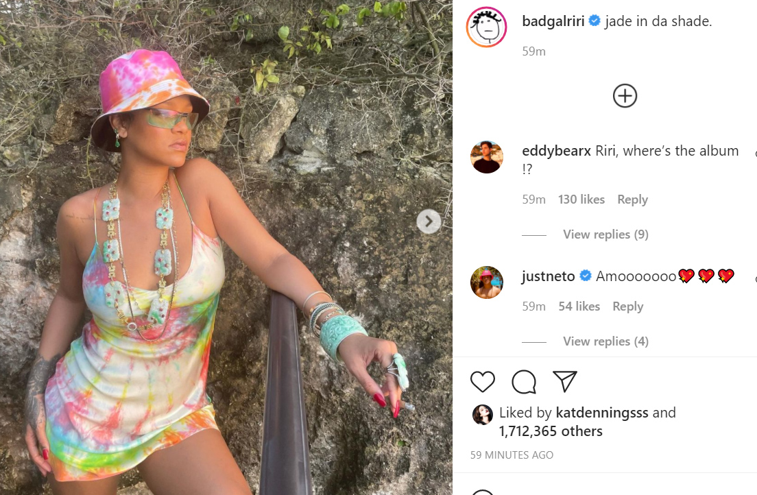 Rihanna gets lots of likes for all her posts