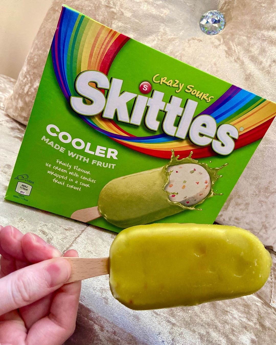 skittles cooler ice cream