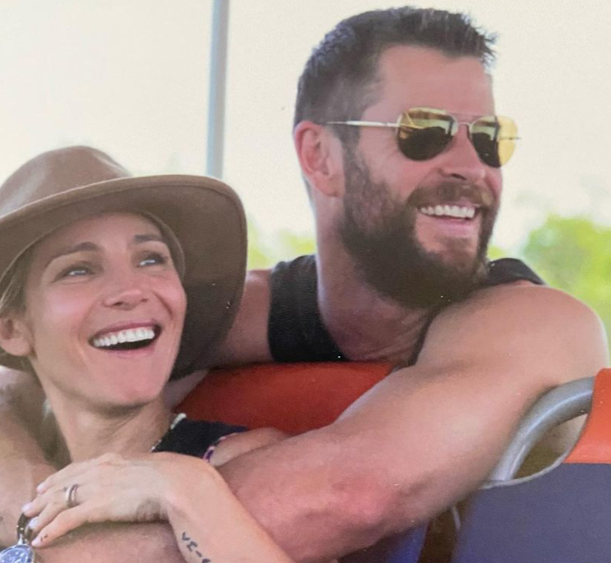 Elsa Pataky and Chris Hemsworth are the cutest