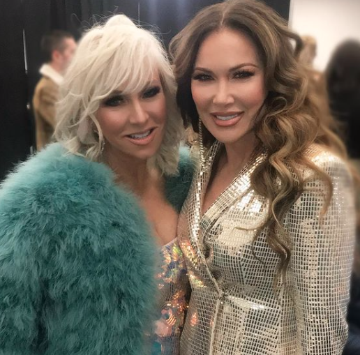 LeeAnne Locken poses with Margaret Jospehs of 'The Real Housewives of New Jersey.'