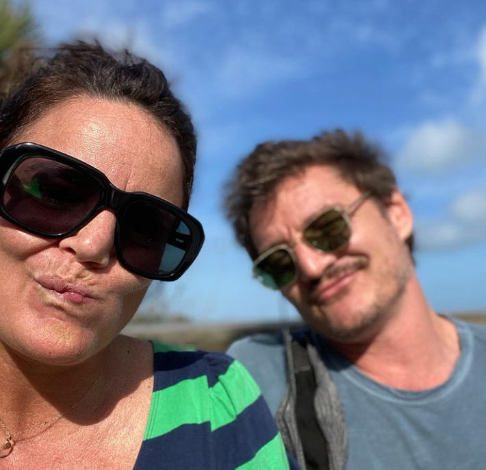 Pedro Pascal with sister Javiera 