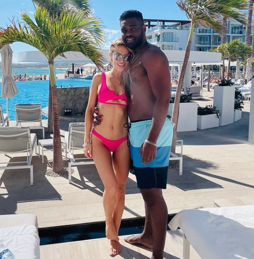 Chrishell Stause and Keo Motsepe enjoy a tropical vacation.