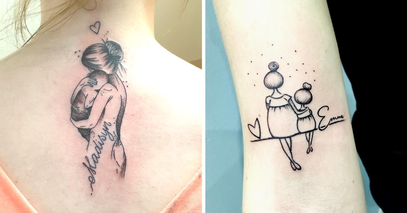 Parents Are Getting Creative Tattoos With Their Kids Names For An Everlasting Keepsake