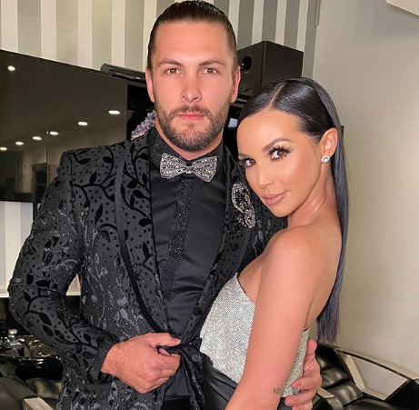 Brock Davies and Scheana Marie get dressed up for his 30th birthday.