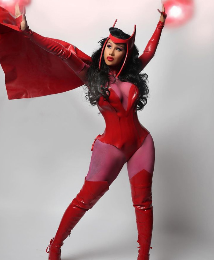 Cardi B as the Scarlet Witch