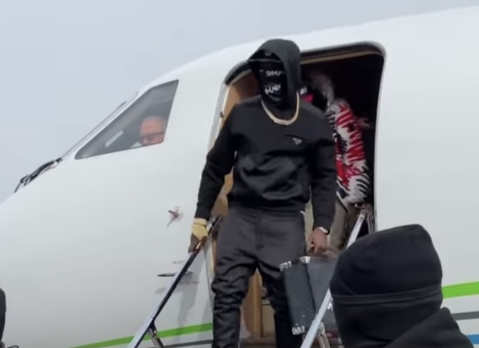 Quavo picked up Bobby from prison in a private jet.