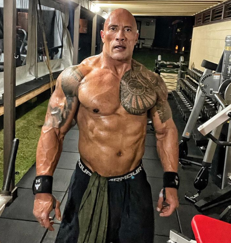 Dwayne Johnson looks like Maui come to life