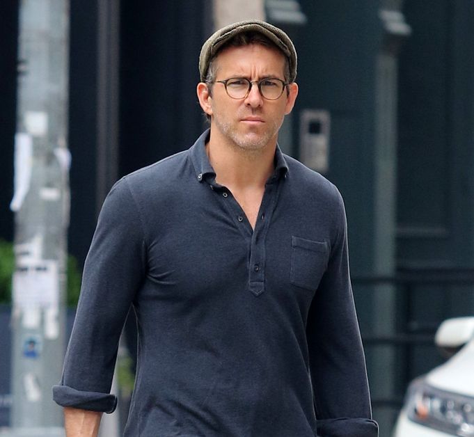 Ryan Reynolds wtih glasses on