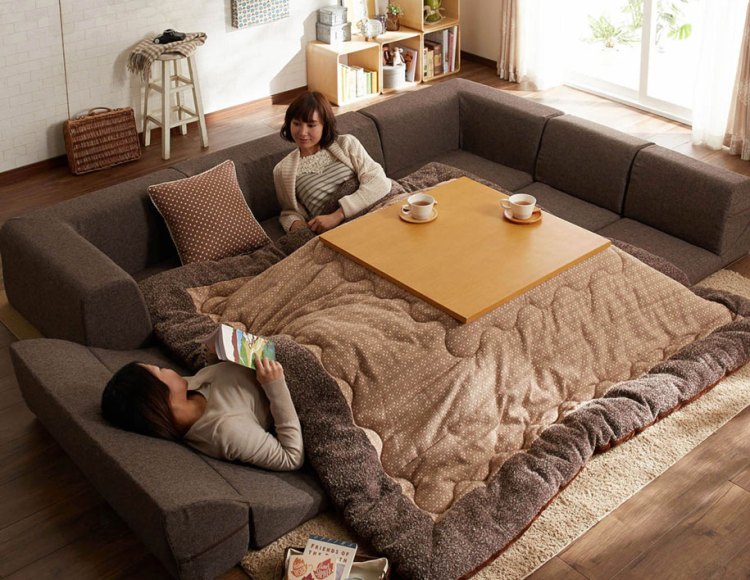 Convertible Japanese Sofa Makes It Possible To Hibernate In Your