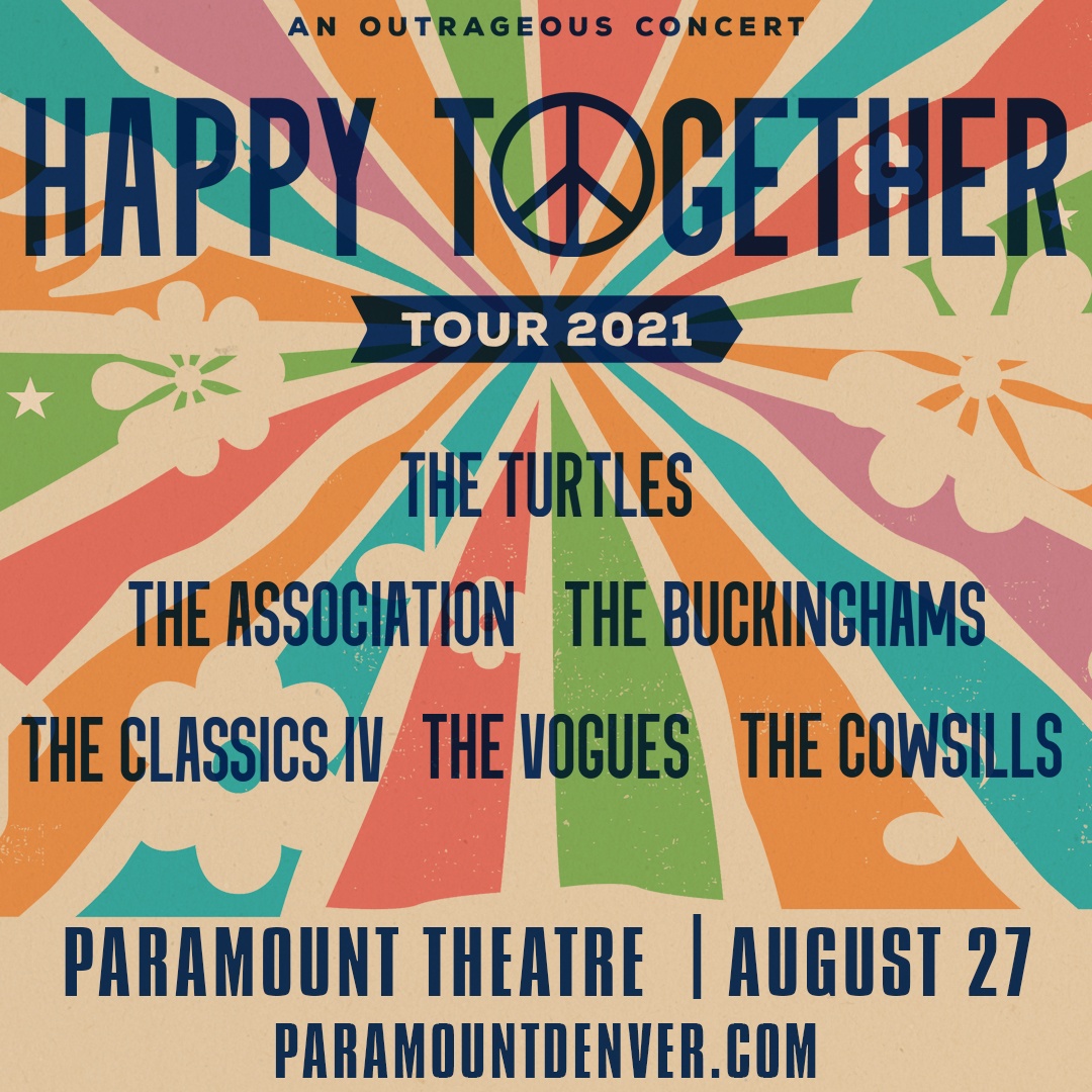 Happy Together Tour August 27 Paramount Theatre/Denver The