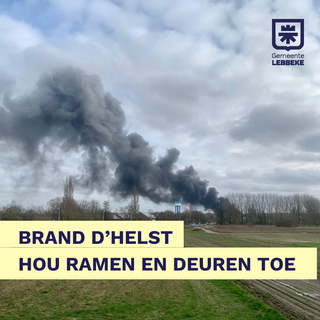 Industriebrand D'Helst Lebbeke