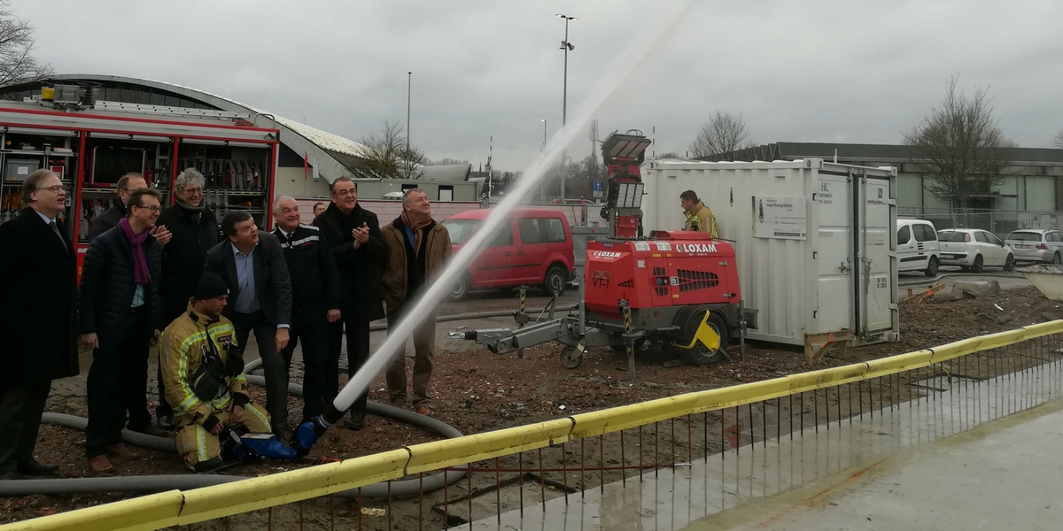 Eerstesteenlegging nieuwe kazerne Mechelen