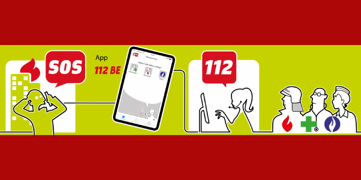 De Europese 112-dag in België in het teken van de App 112 BE