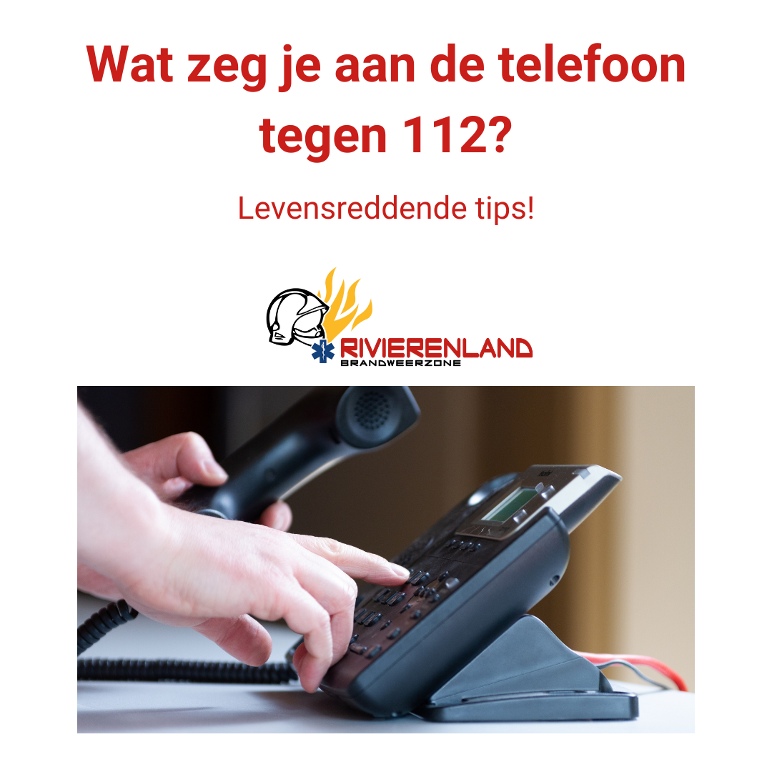 Blog: Wat zeg je tegen 112?