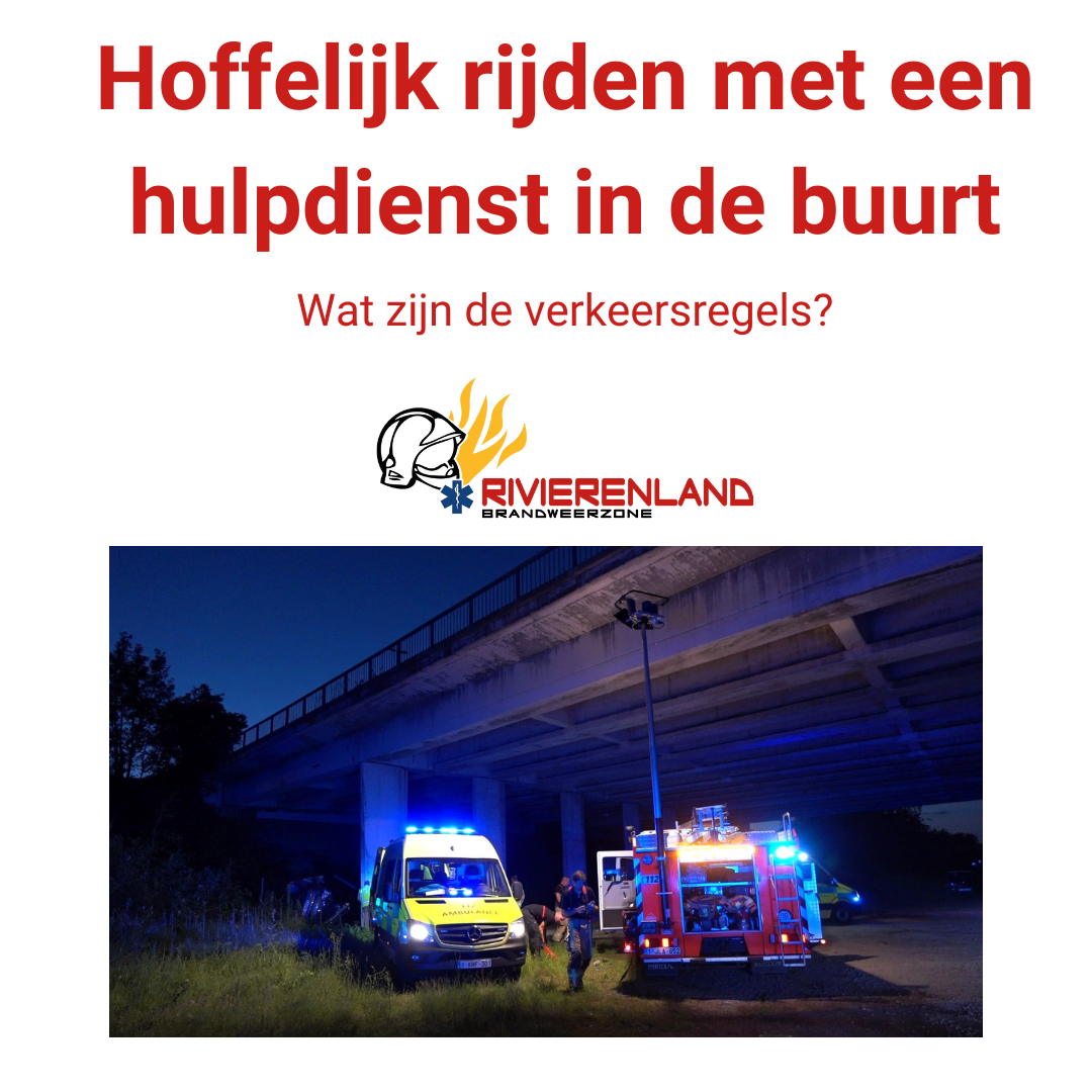 Blog Hoffelijk rijden met een hulpdienst in de buurt