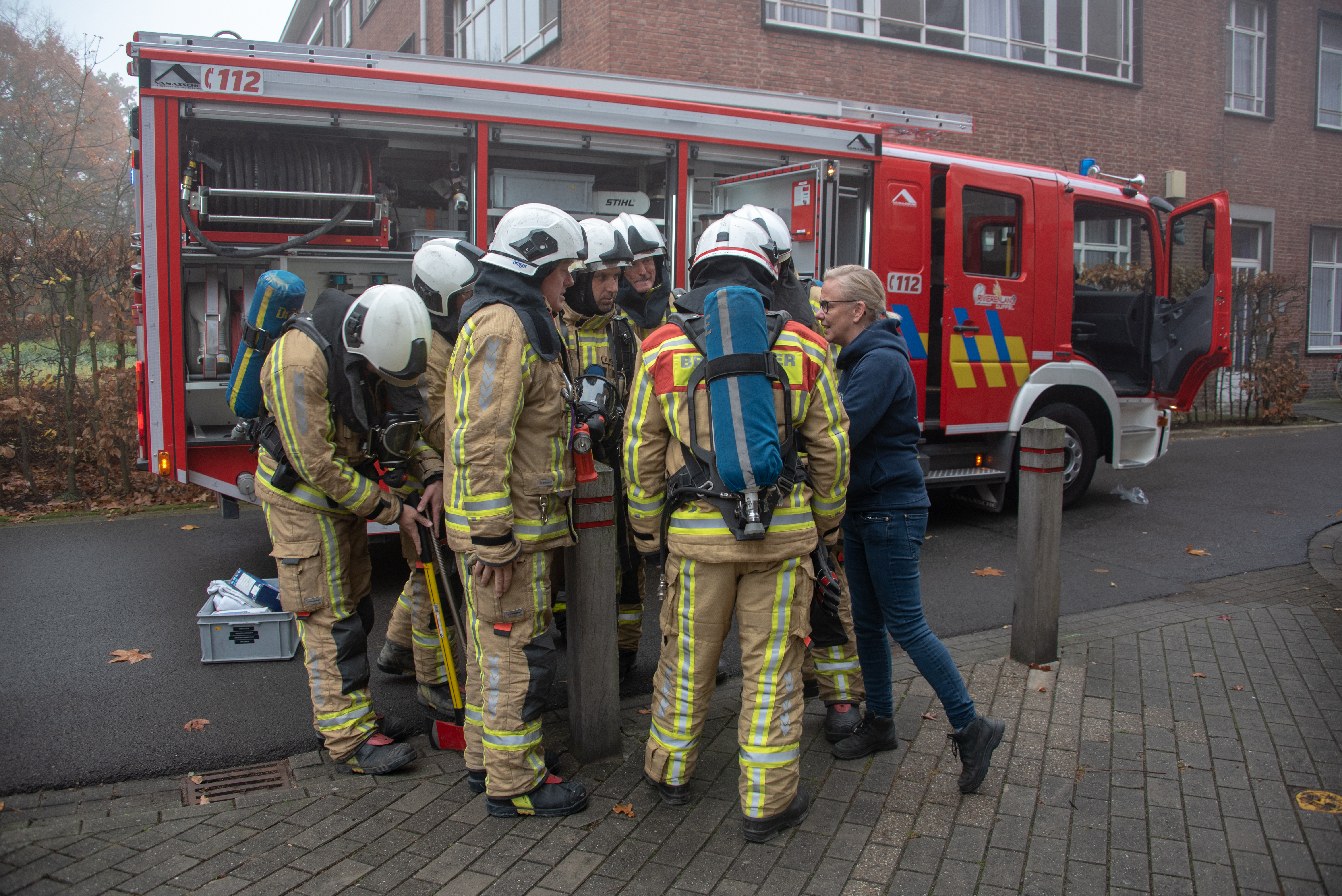 Evacuatieoefeningen AZ Sint-Maarten in Duffel