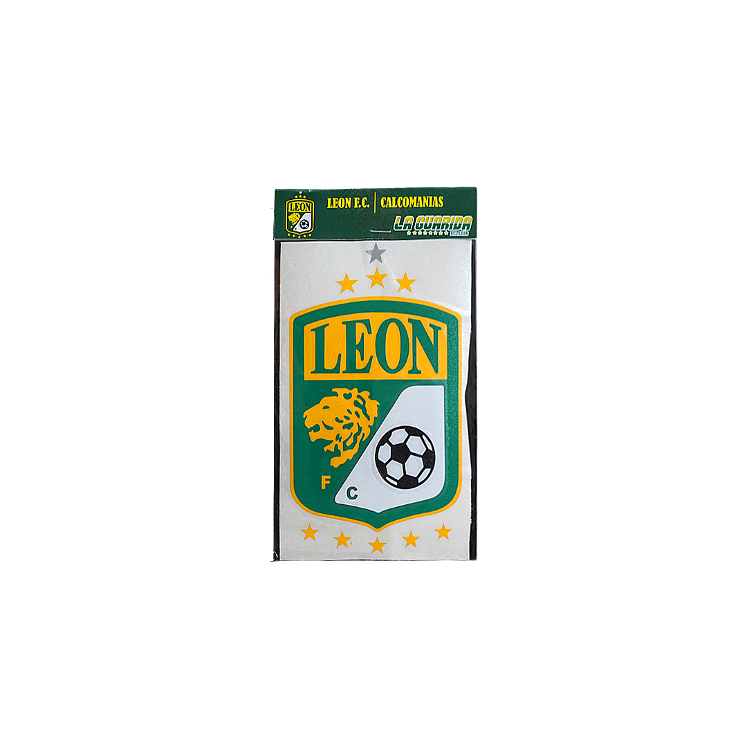 Calcomania leon