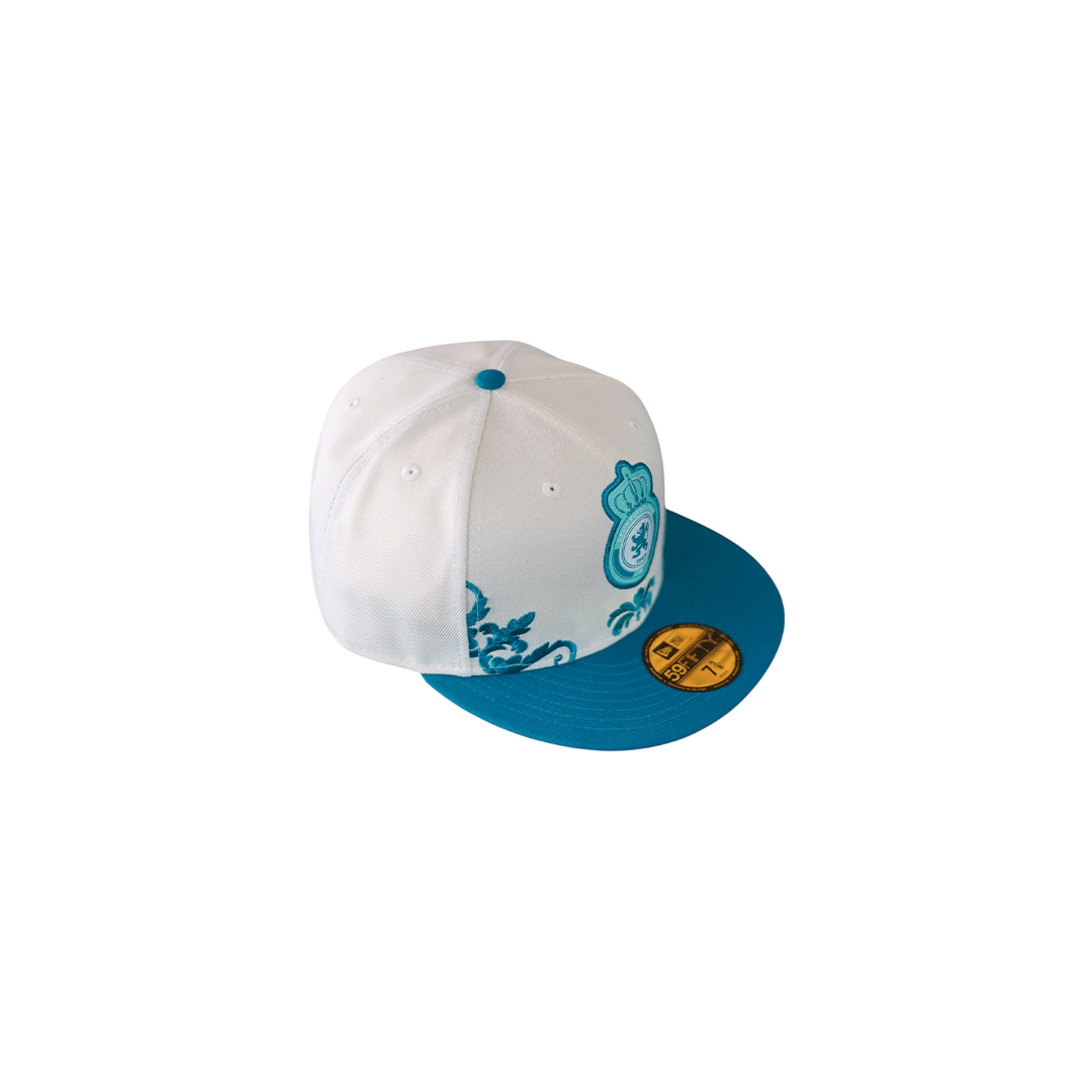 Gorra beige/azul