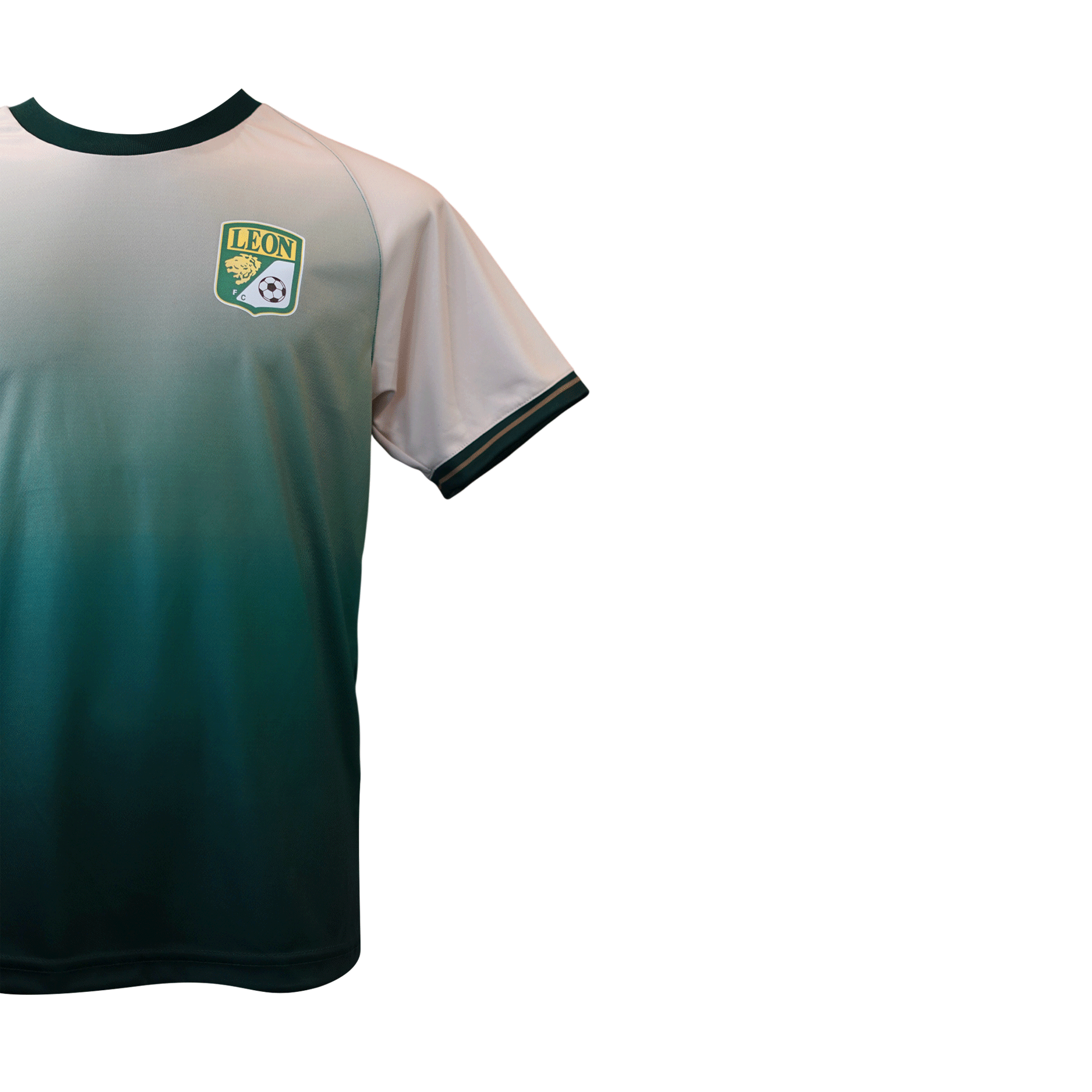 Playera Beig/Verde imagen 3
