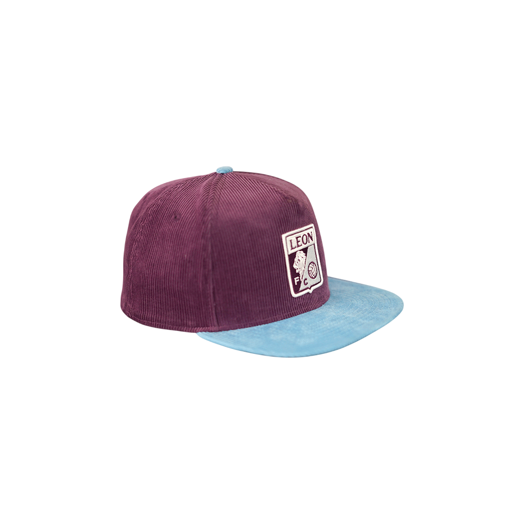 Gorra morado/azul plana