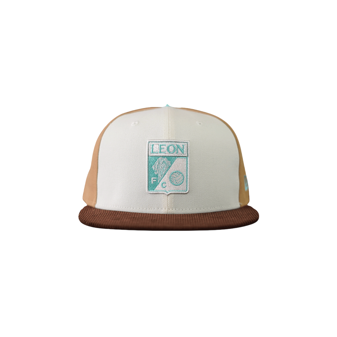 Gorra cafe/beige plana