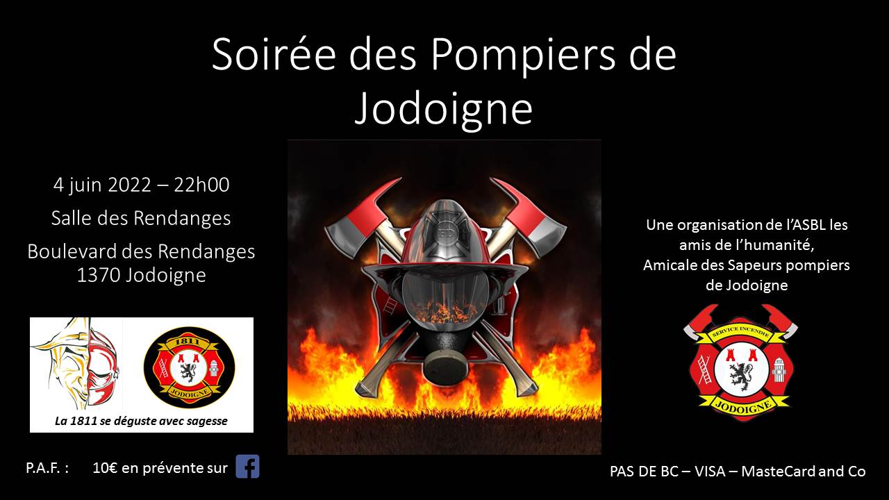 Soirée des pompiers de Jodoigne