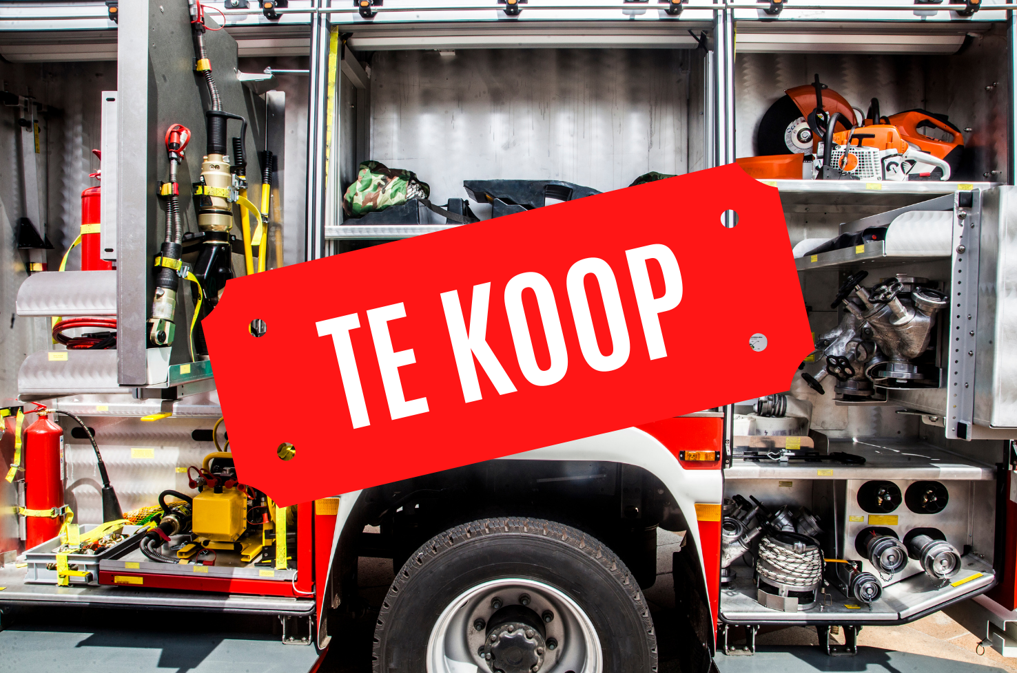 Brandweermaterieel te koop!