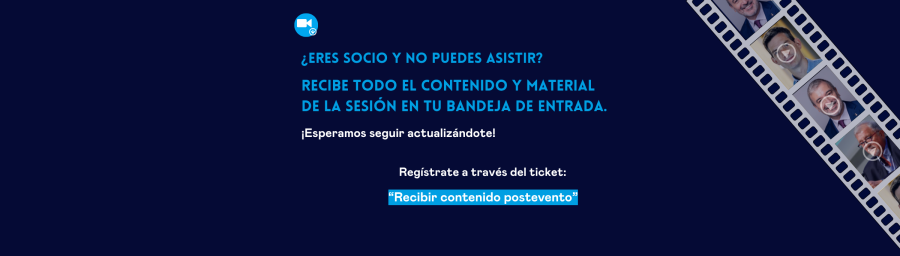 Banner inferior servicio envío contenido postevento