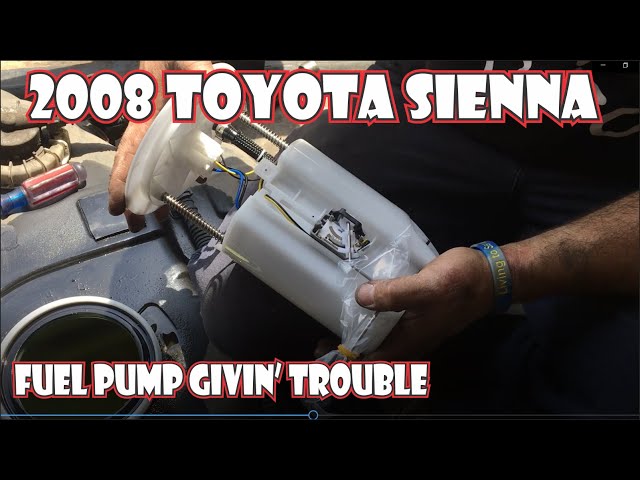 2008 Toyota Sienna fuel system
