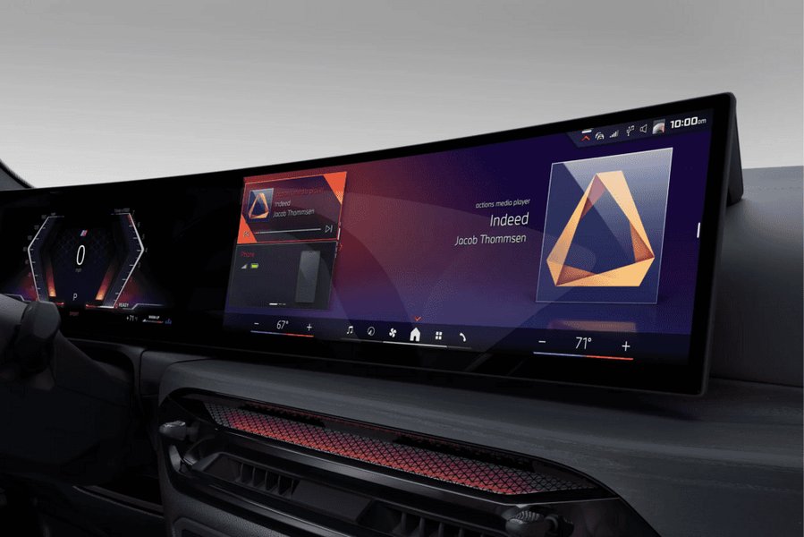 The driver-focused cockpit of the 2026 BMW 3 Series, showcasing the integrated BMW Curved Display. The driver-focused cockpit of the 2026 BMW 3 Series, showcasing the integrated BMW Curved Display.