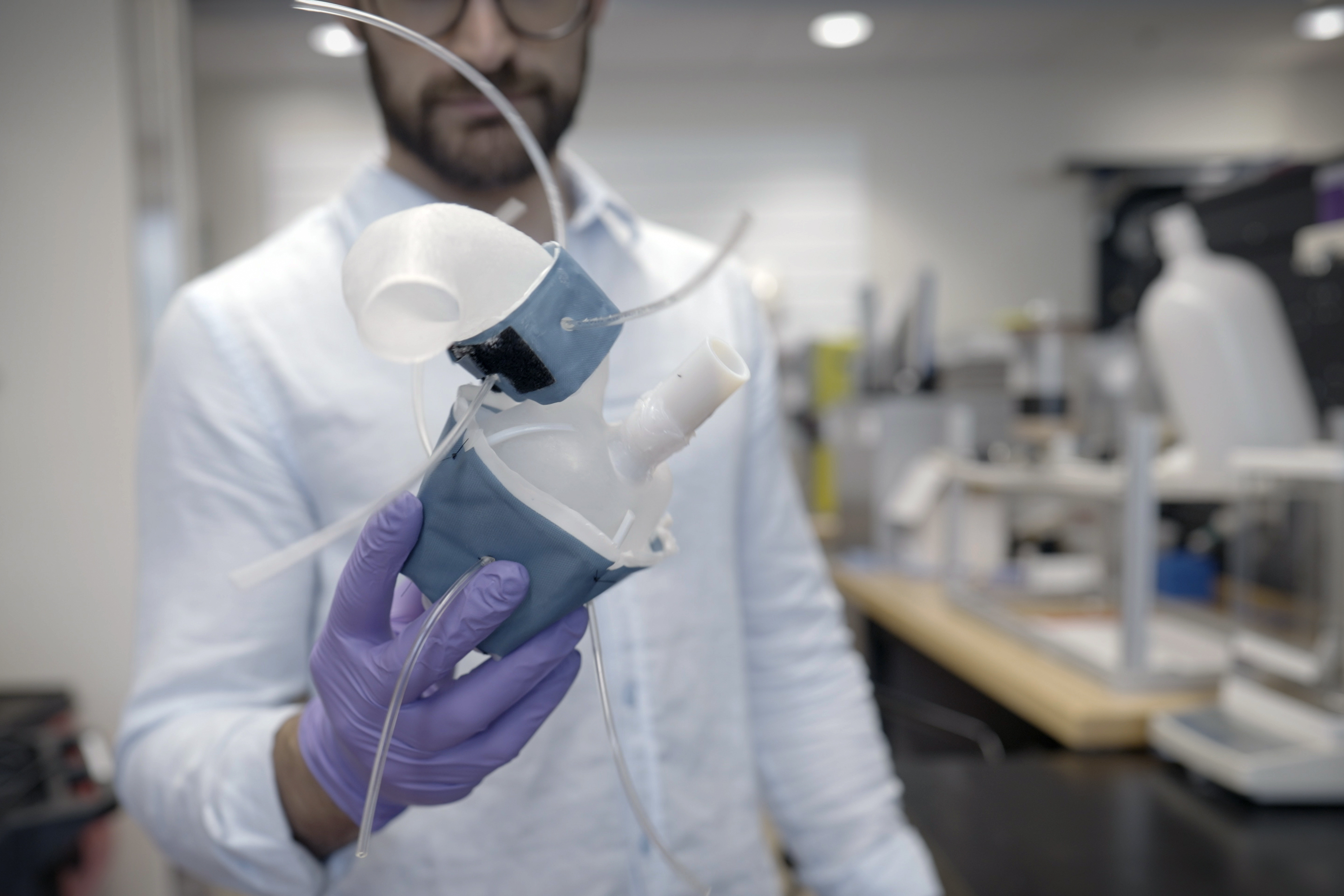 3d printed heart model 3d bioprinting lab