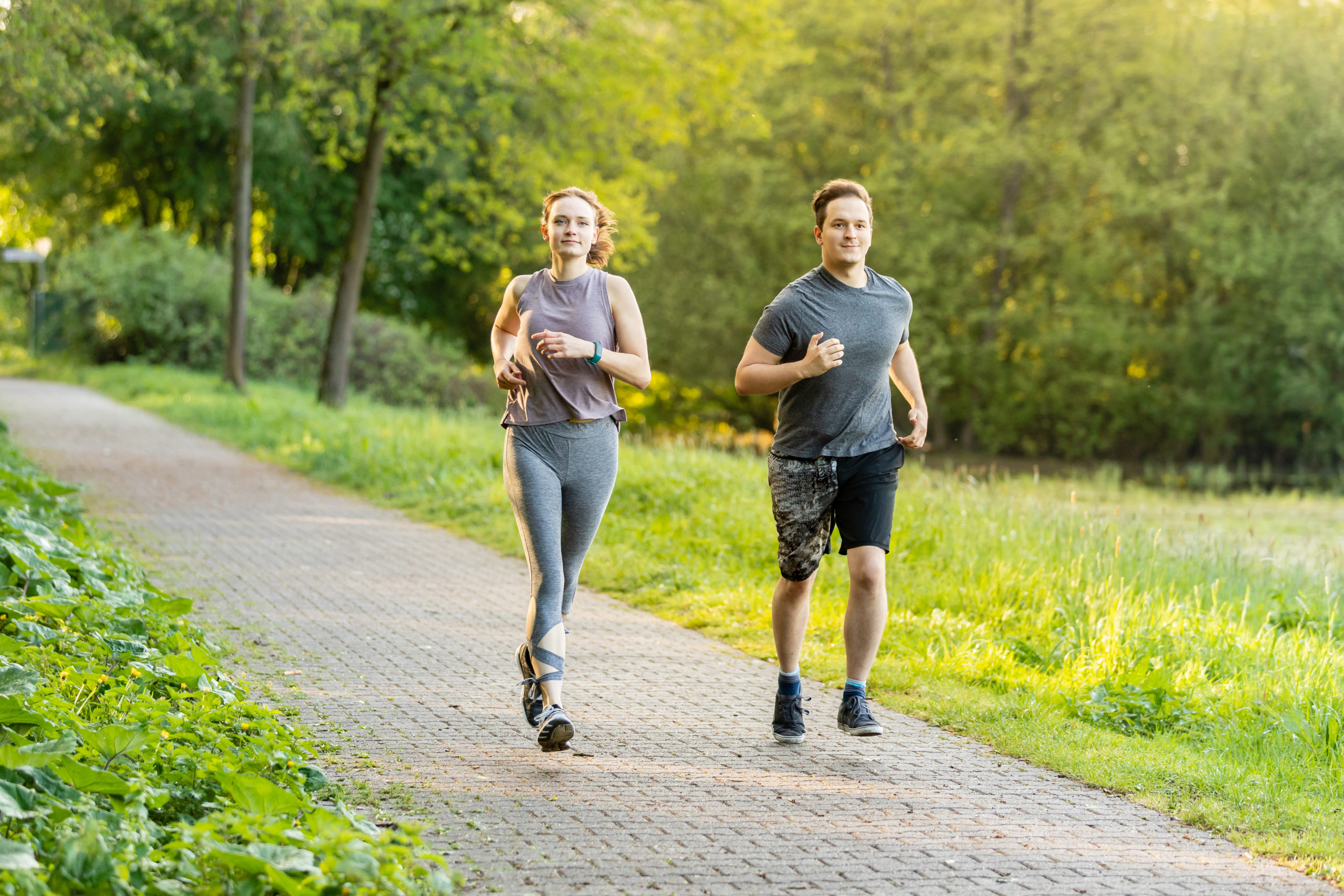 people exercising outdoors