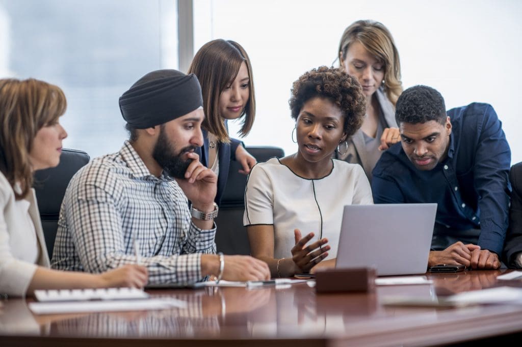 diverse community support meeting