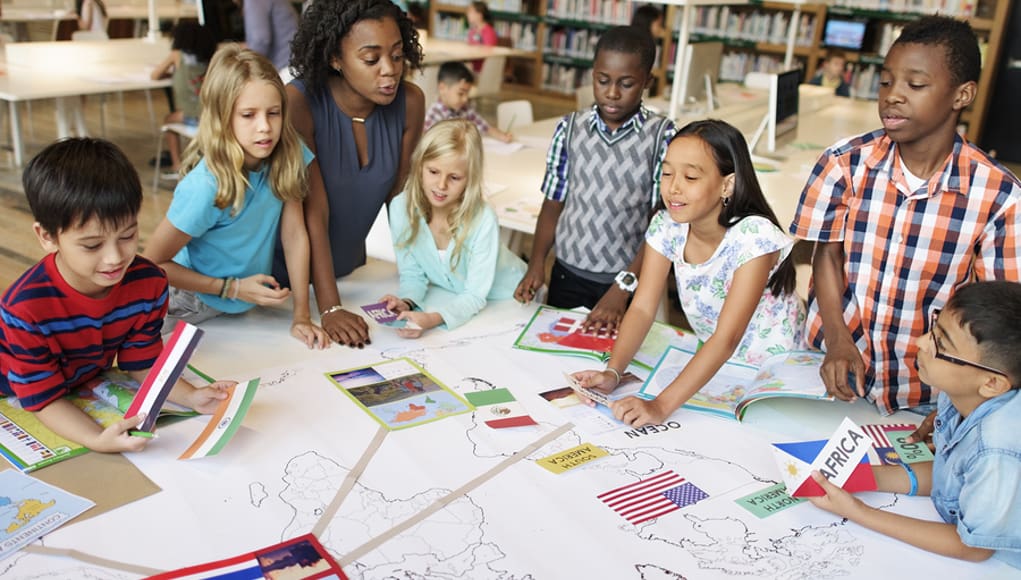 children creative classroom project