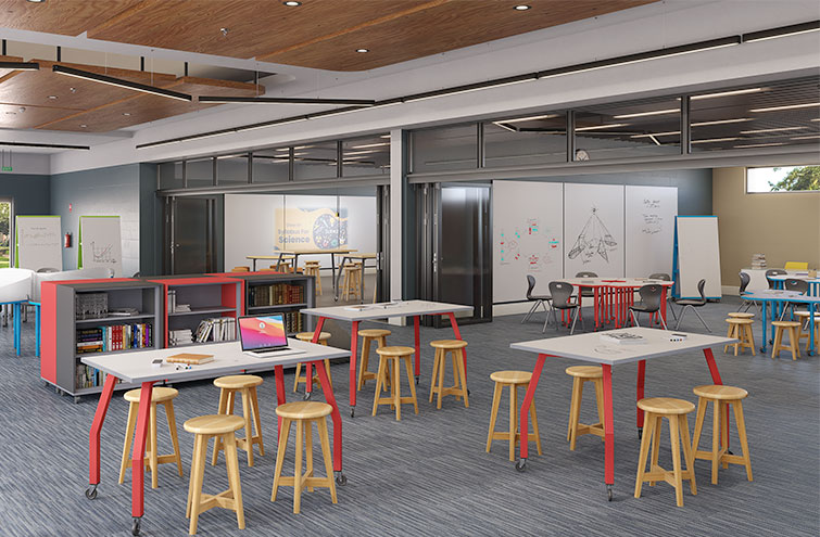 classroom educational environment modern school