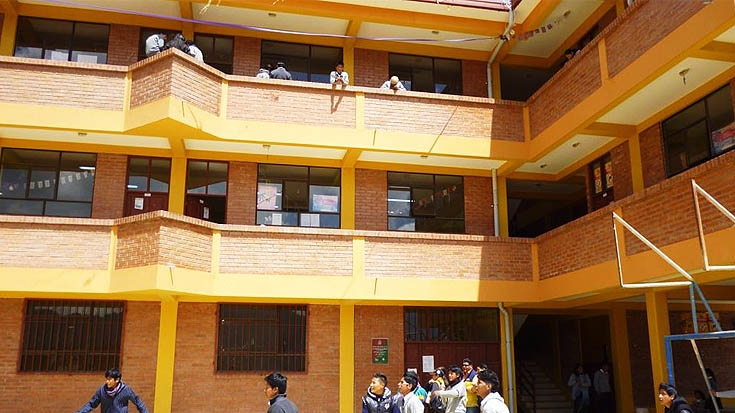 bolivian school building