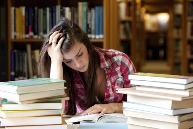 college stress study
