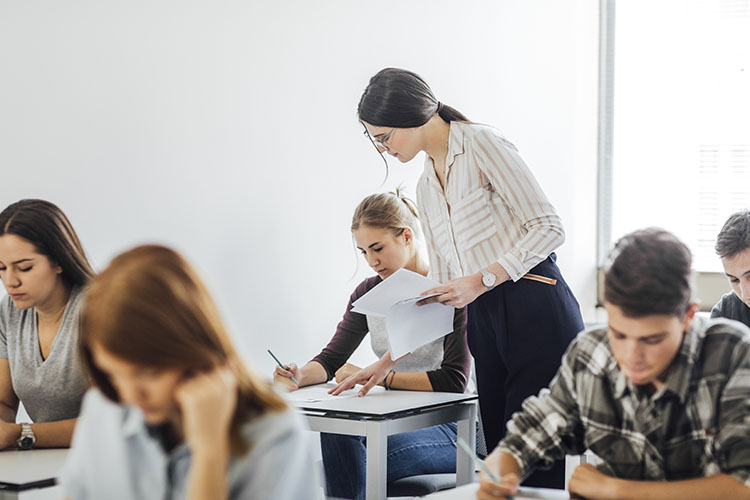 academic campus study stress classroom