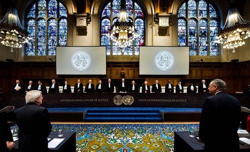 international legal dispute courtroom