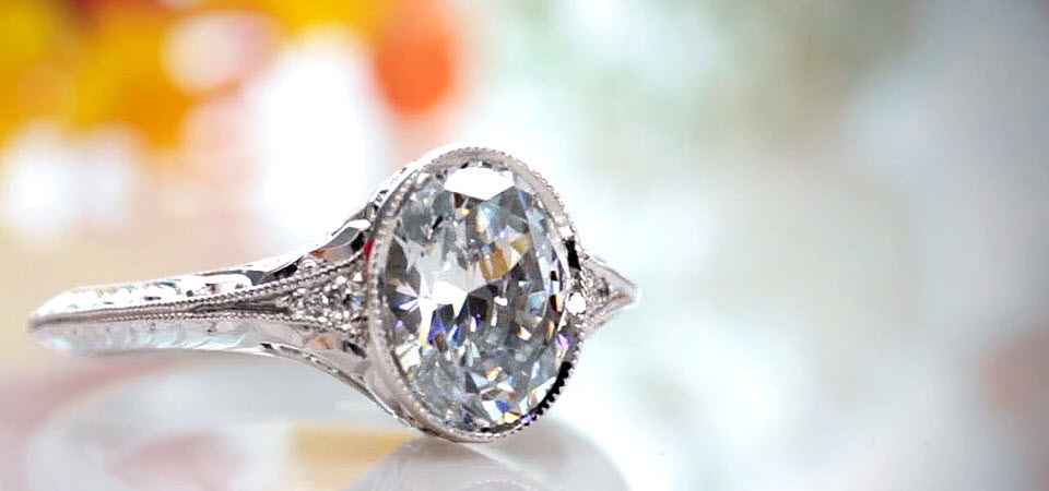 vintage engagement ring design jewelry