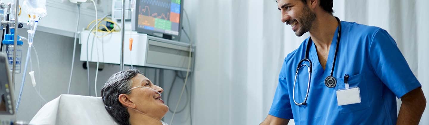 clinic setting nurse patient interaction